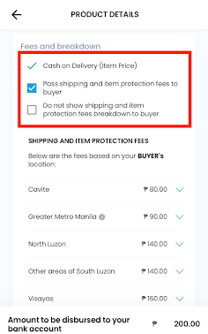 how to choose cash on delivery when transacting through the GoGo Xpress app